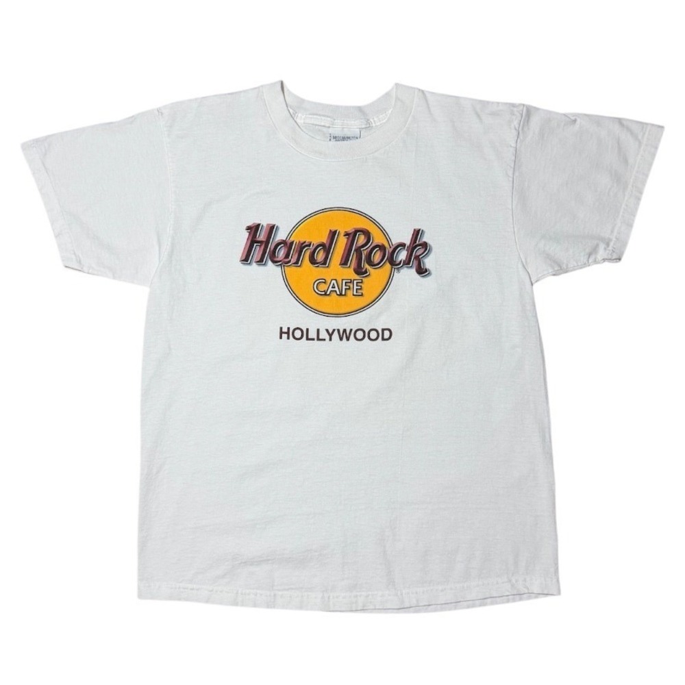 Vintage 90s Hard Rock Cafe Hollywood California Souvenir Graphic Logo T-shirt